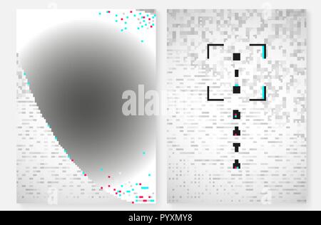 Visualization background. Technology for big data, artificial in Stock Vector