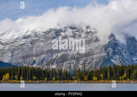 Upper Kananaskis Lake, Peter Lougheed Provincial Park, Alberta, Canada, by Bruce Montagne/Dembinsky Photo Assoc Stock Photo