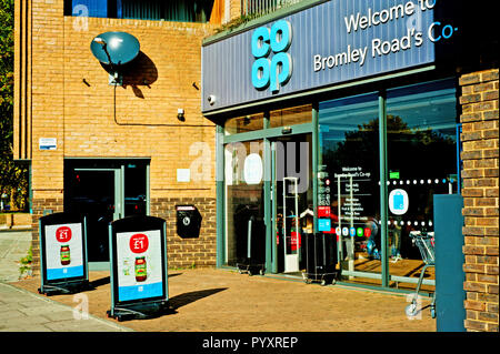 Co Op Bromley Road, Catford, Borough of Lewisham, London, England Stock Photo