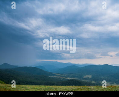 Bieszczady National Park in the storm, Poland, Europe Stock Photo