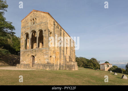 Santa Maria del Naranco, Oviedo, Asturias, Spain, Europe Stock Photo