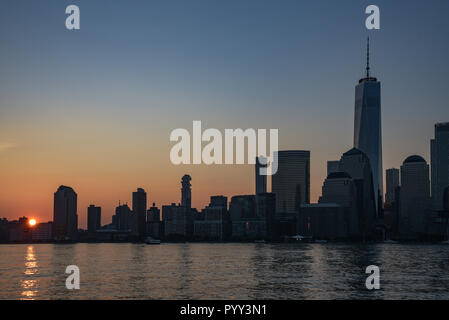 the syline from Manhattan/New York Stock Photo