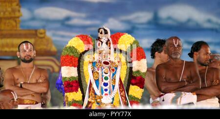 Wedding ceremony of Lord Balaji in Tirupati Temple, Bombay, Mumbai, Maharashtra, India, Asia Stock Photo