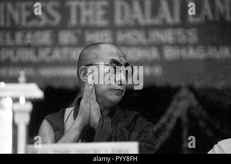 Dalai Lama, Buddhist spiritual leader, India, Asia, 1900s Stock Photo