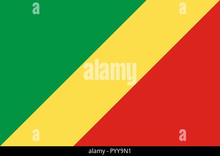 Flag of Congo. Congo flag official colors and proportion digital vector ...