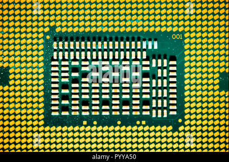 CPU of a computer Stock Photo
