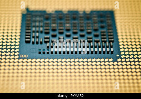 CPU of a computer Stock Photo