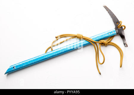 Photo of pickaxe on white background Stock Photo
