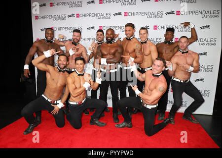 Beckford's Back! International Super Model, Fashion Icon and Actor Tyson Beckford Returns To Chippendales Las Vegas as Celebrity Guest Host at Rio All-Suite Hotel & Casino with Red Carpet Event.  Featuring: Tyson Beckford, Chippendales Where: Las Vegas, Nevada, United States When: 29 Sep 2018 Credit: DJDM/WENN.com Stock Photo