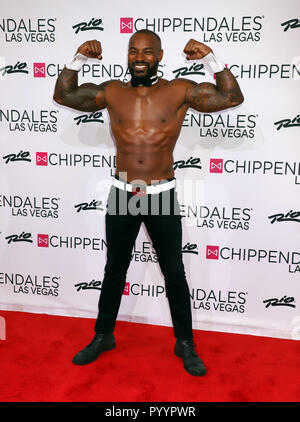 Beckford's Back! International Super Model, Fashion Icon and Actor Tyson Beckford Returns To Chippendales Las Vegas as Celebrity Guest Host at Rio All-Suite Hotel & Casino with Red Carpet Event.  Featuring: Tyson Beckford Where: Las Vegas, Nevada, United States When: 29 Sep 2018 Credit: DJDM/WENN.com Stock Photo