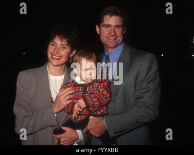 Treat Williams with his wife Pam Van Sant, son Gill Williams and Stock ...