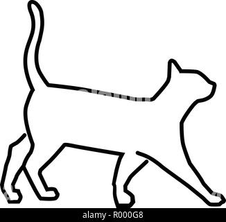 simple drawing of a cat