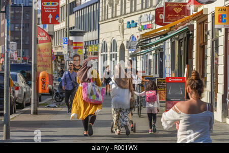Street scene, Badstrasse, mineral spring, middle, Berlin, Germany, Straßenszene, Gesundbrunnen, Mitte, Deutschland Street scene, Badstrasse, mineral spring, middle, Berlin, Germany, Straßenszene, Gesundbrunnen, Mitte, Deutschland