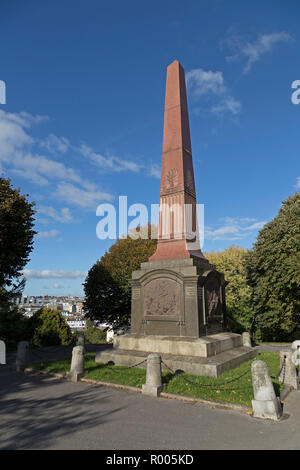 Boer war memorial, Plymouth, Devon, England, Great Britain Stock Photo