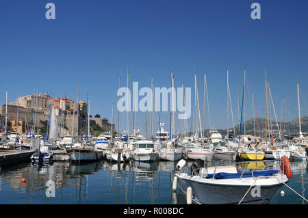 Around Corsica - Marina & Citadel Stock Photo