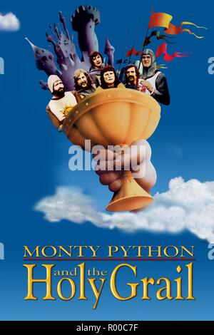 Monty Python and the Holy Grail  Year : 1975 UK Director : Terry Gilliam Terry Jones Terry Jones, Graham Chapman, Eric Idle, John Cleese, Terry Gilliam, Michael Palin Movie poster Stock Photo