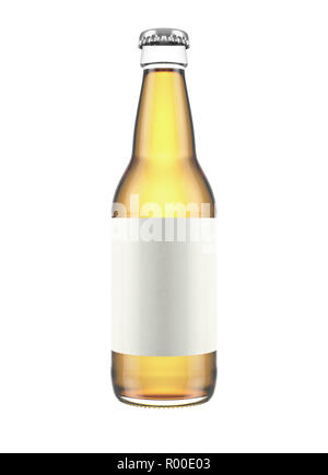 Download Generic beer bottle with blank label served by bartender ... Yellowimages Mockups