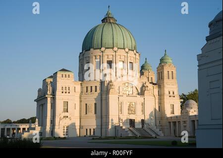 Wien, Zentralfriedhof, Karl-Borromäus-Kirche (auch Dr.-Karl-Lueger-Gedächtniskirche), Max Hegele 1908-1910 Stock Photo