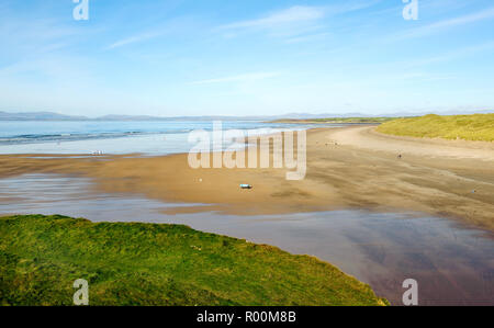 Magnificent sandy beach,Tullan Strand, which attracts surfers from all over Ireland and Europe