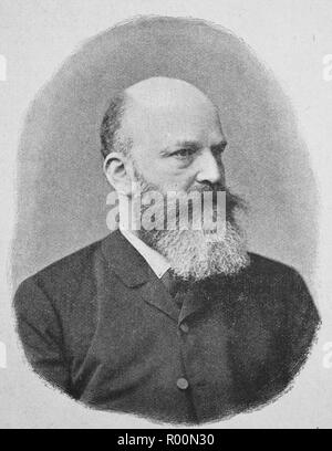 Georg Moritz Ebers (1837-1898). German Egyptologist and novelist Stock ...