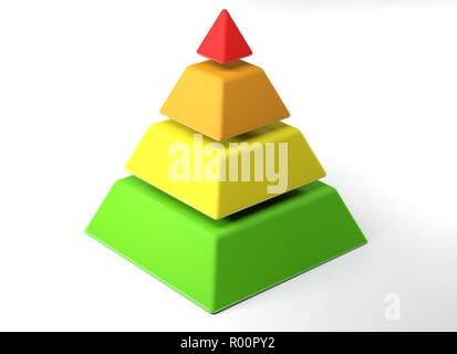 Options Pyramid Pyramid of options - 3D rendering Stock Photo - Alamy