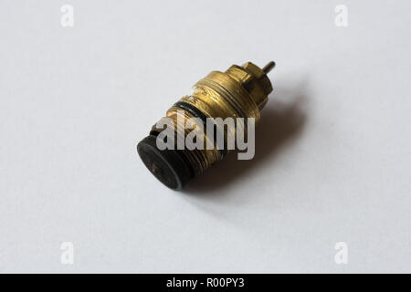 valve insert, radiator, used. Stock Photo