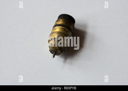 valve insert, radiator, used. Stock Photo