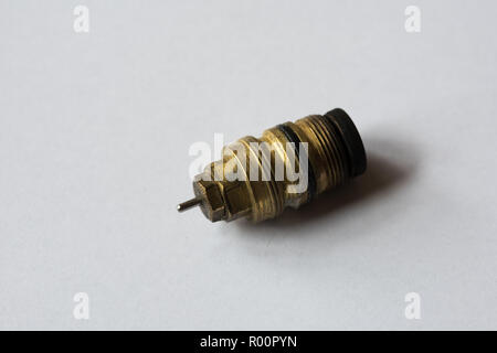valve insert, radiator, used. Stock Photo