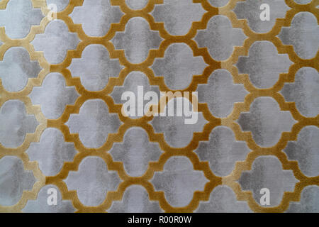 Seamless background with abstract geometric pattern of carpet Stock Photo