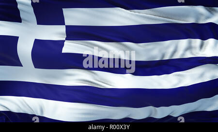 GREECE Realistic Waving Flag Background Stock Photo