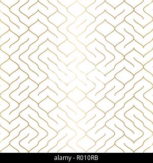 Geometric white seamless pattern background. Simple graphic print. Vector repeating line texture. Modern swatch. Minimalistic shapes. Stylish trellis. Stock Vector