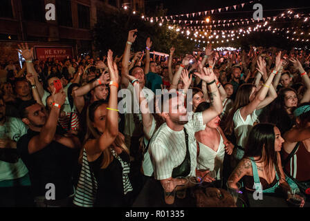 Hip Hop Concert Crowd Excitement