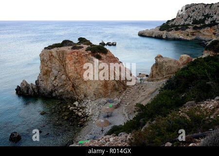 Greece, Karpathos tourist resort Amopi Stock Photo