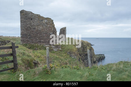 Castle of Old Wick Caithness Scotland May 2011 Stock Photo - Alamy