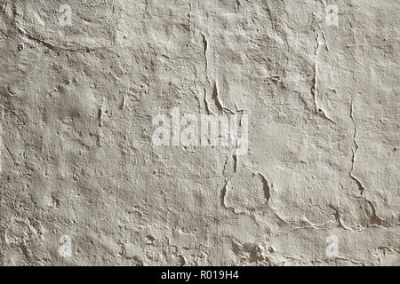 White wall whitewashed with lime in Mediterranean area Stock Photo