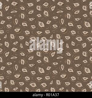 Hand drawn animal print seamless pattern. Abstract colorful cheetah skin background for surface design, textile, wrapping paper, wallpaper, phone case Stock Vector