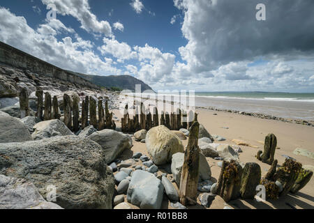 Penmaenmawr on the North Wales coast UK Stock Photo