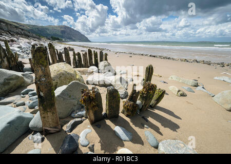 Penmaenmawr on the North Wales coast UK Stock Photo