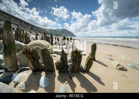Penmaenmawr on the North Wales coast UK Stock Photo