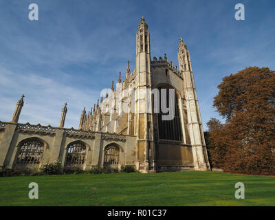 CAMBRIDGE, UK - CIRCA OCTOBER 2018: King's College Stock Photo