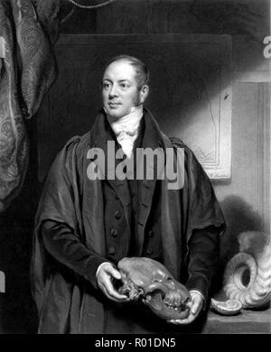 William Buckland, (1784 – 1856) English theologian, geologist and palaeontologist who became Dean of Westminster Stock Photo