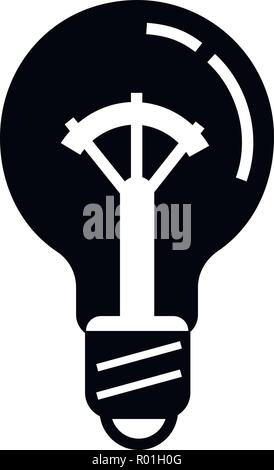 Download black silhouette sticker with light bulb with recycling ...