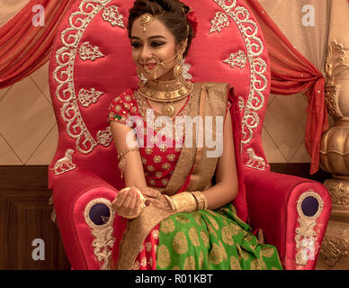 Close up indian bride face hi-res stock photography and images - Page 3 -  Alamy