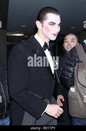 New York, USA. 31st October, 2018. Michael Huisman at NBC's Today Show Halloween 2018 at Rockefeller Plaza in New York City on October 31, 2018. Credit: RW/MediaPunch Credit: MediaPunch Inc/Alamy Live News Stock Photo