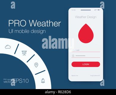 Vector Illustration of screens and web concept Stock Vector