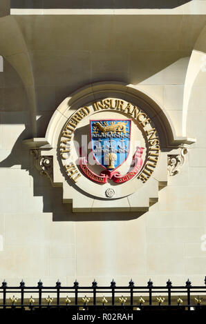 The Chartered Insurance Institute, Lombard Street,  London, England, UK. Stock Photo