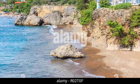 Playa Kalki In Curacao Stock Photo