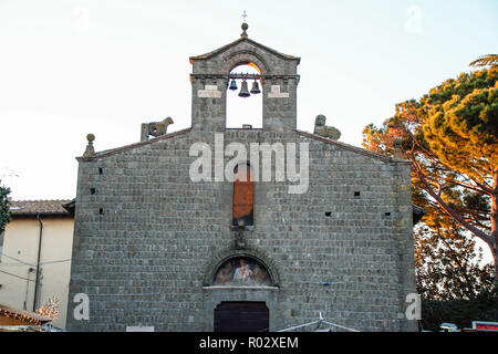 the medieval church of San Silvestro at Viterbo, Lazio, Italy