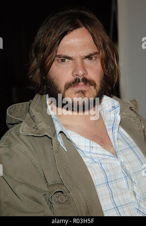 Jack Black arriving at the Project A.L.S. Benefit Gala at the Century Plaza Hotel in Los Angeles. May, 6, 2005. 17 BlackJack013 Red Carpet Event, Vertical, USA, Film Industry, Celebrities,  Photography, Bestof, Arts Culture and Entertainment, Topix Celebrities fashion /  Vertical, Best of, Event in Hollywood Life - California,  Red Carpet and backstage, USA, Film Industry, Celebrities,  movie celebrities, TV celebrities, Music celebrities, Photography, Bestof, Arts Culture and Entertainment,  Topix, headshot, vertical, one person,, from the year , 2005, inquiry tsuni@Gamma-USA.com Stock Photo