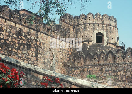 Bastion and gallery at Jhansi Fort, Jhansi, Uttar Pradesh, India, Asia Stock Photo